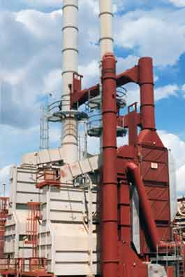 Air preheater.